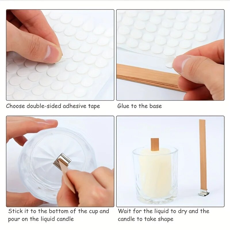 30pcs High Quality Wooden Cand - огляд і ціна Beeswax Wrap Reusable