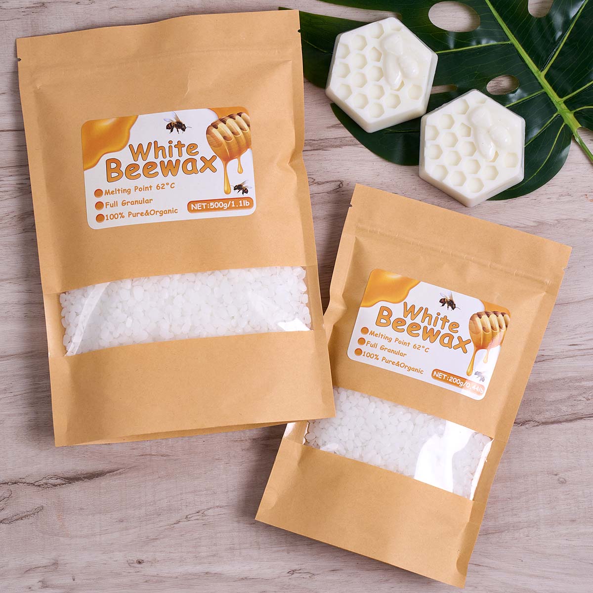 1000g White Beeswax DIY Candle - огляд і ціна Beeswax Wrap Reusable