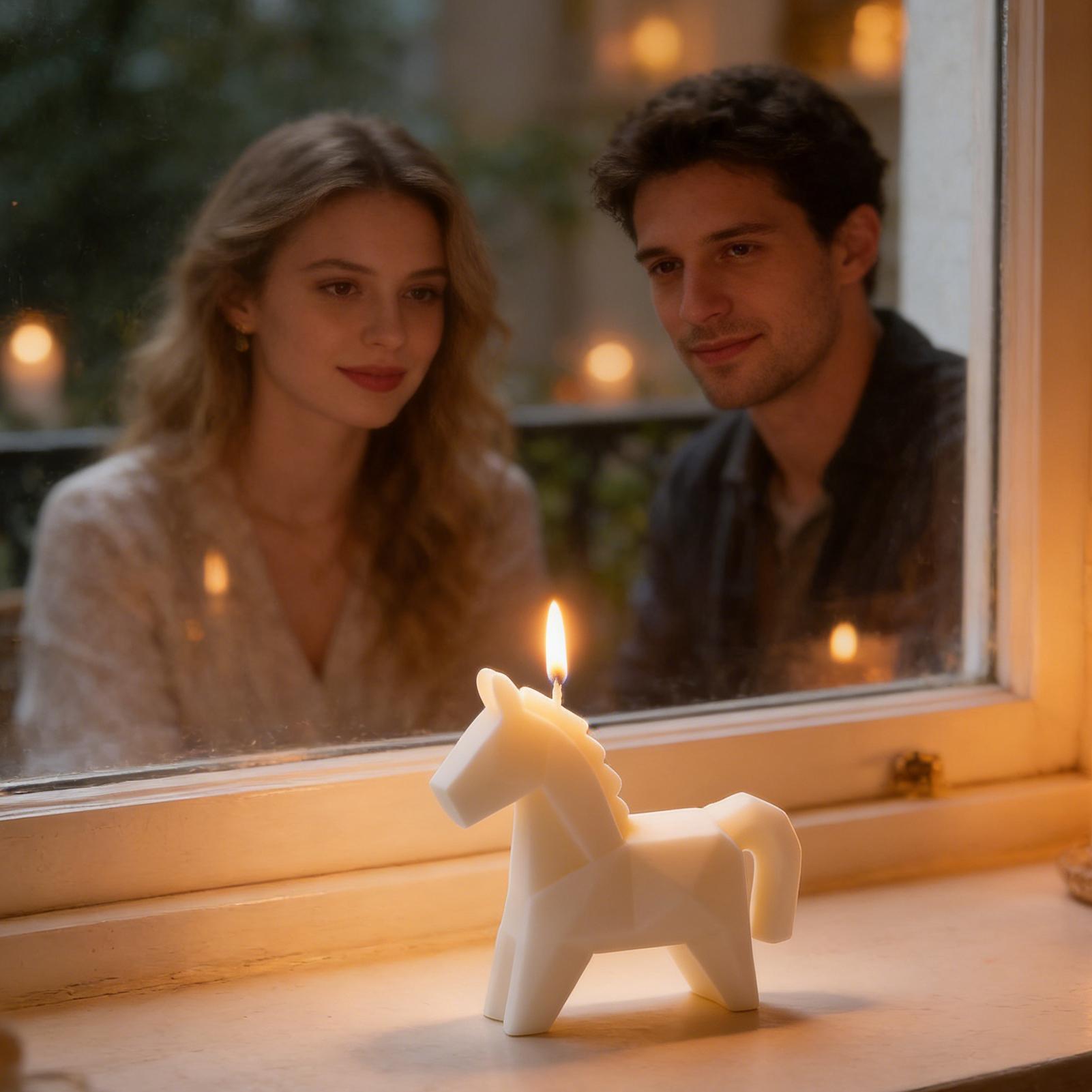 Horse Figure Scented Candle Tr - огляд і ціна Beeswax Wrap Reusable