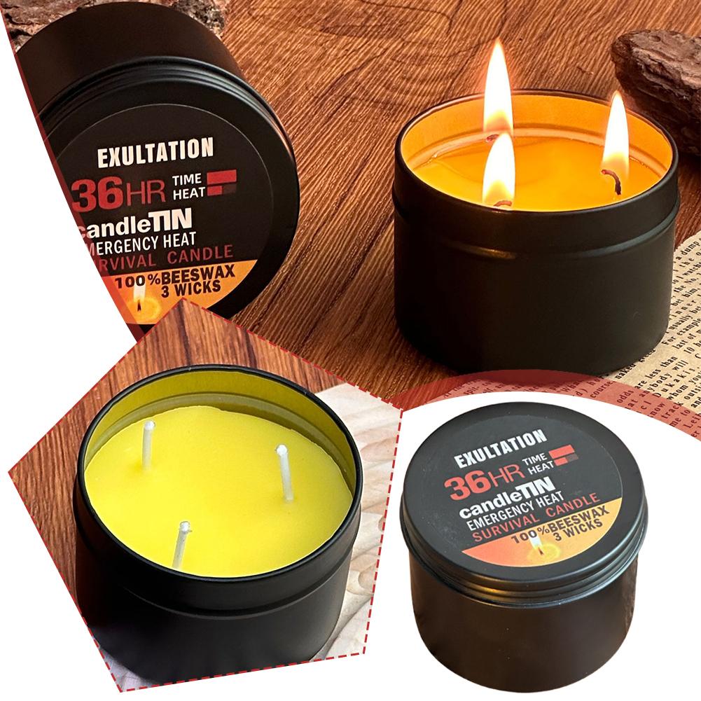 Emergency Candle 36 Hour 3 Wic - огляд і ціна Beeswax Wrap Reusable